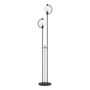 Pluto 2-Light 68" Floor Lamp in Black