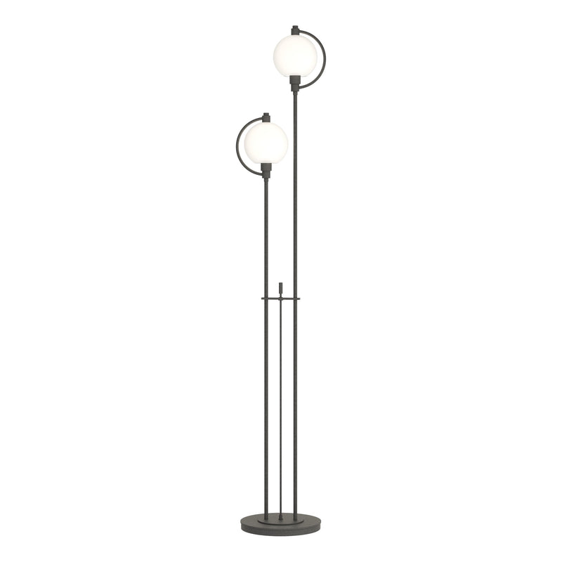 Pluto 2-Light 68" Floor Lamp in Natural Iron