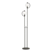 Pluto 2-Light 68" Floor Lamp in Natural Iron