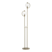 Pluto 2-Light 68" Floor Lamp in Soft Gold
