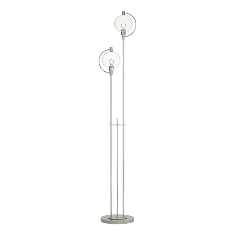 Pluto 2-Light 68" Floor Lamp in Sterling