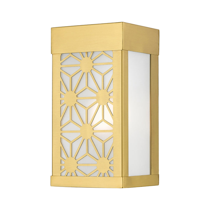 Berkeley Small Outdoor ADA Wall Sconce in Satin Gold