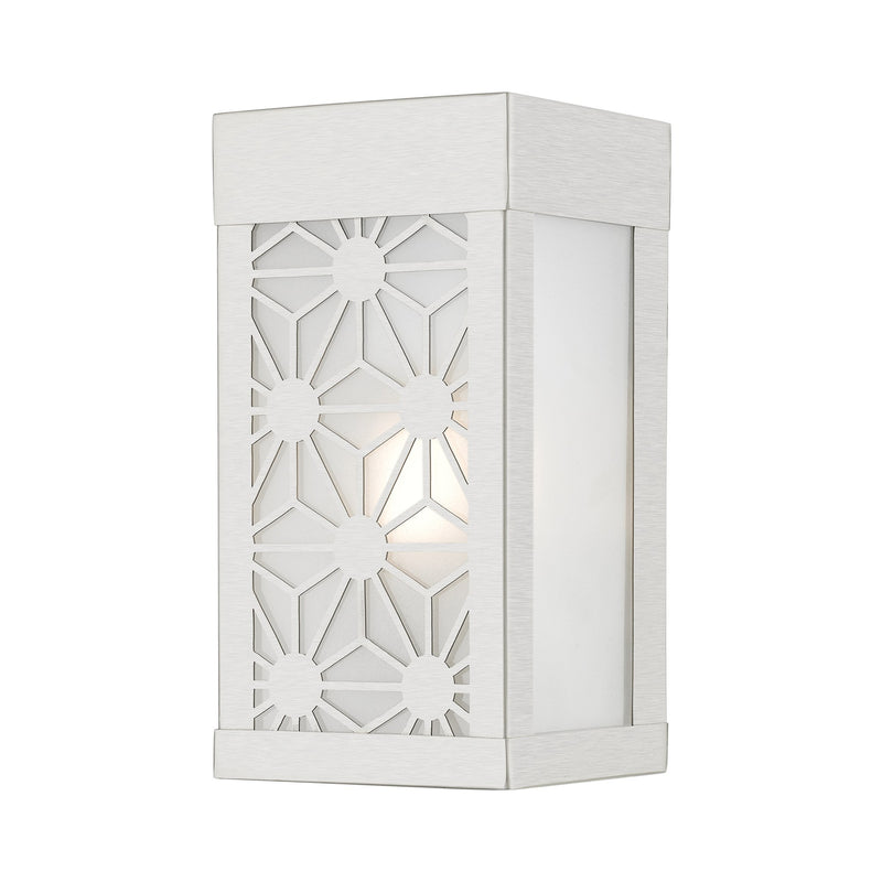 Berkeley Small Outdoor ADA Wall Sconce in Brushed Nickel