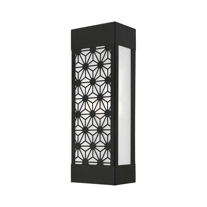 Berkeley 2-Light Outdoor ADA Wall Sconce in Black