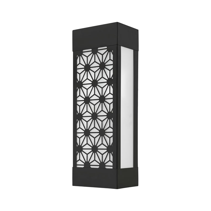 Berkeley 2-Light Outdoor ADA Wall Sconce in Black