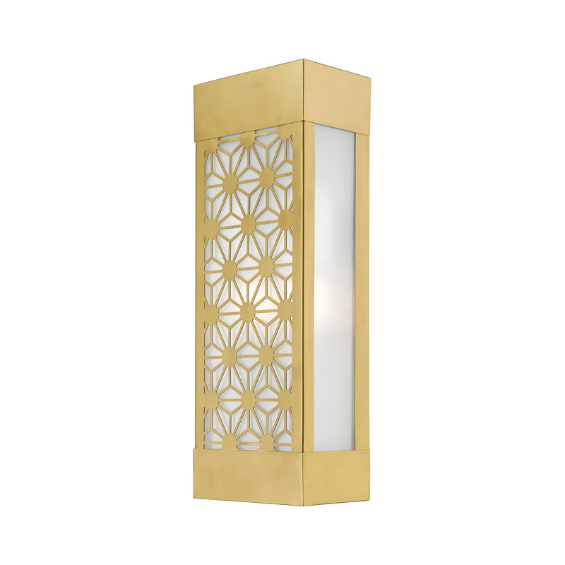 Berkeley 2-Light Outdoor ADA Wall Sconce in Satin Gold