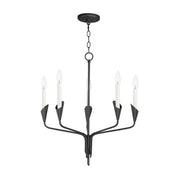 Calyx 5 Light Chandelier in Black