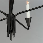 Calyx 5 Light Chandelier in Black