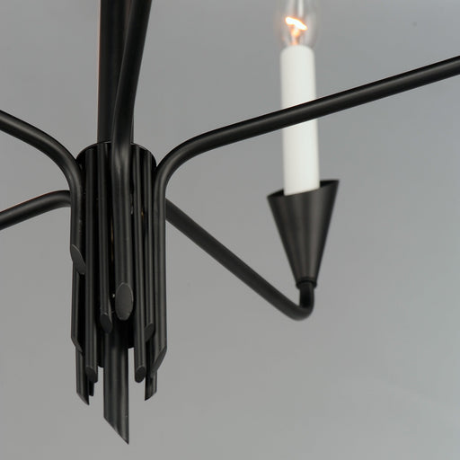 Calyx 5 Light Chandelier in Black