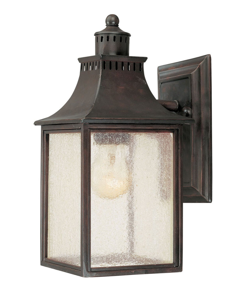 Monte Grande Small Outdoor Wall Lantern in English Bronze
