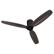 Zoro 56" 3-Blade LED Hugger Ceiling Fan in Matte Black