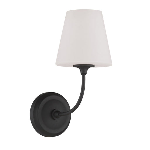 Sylvan 1 Light 6" Sconce in Black Forged