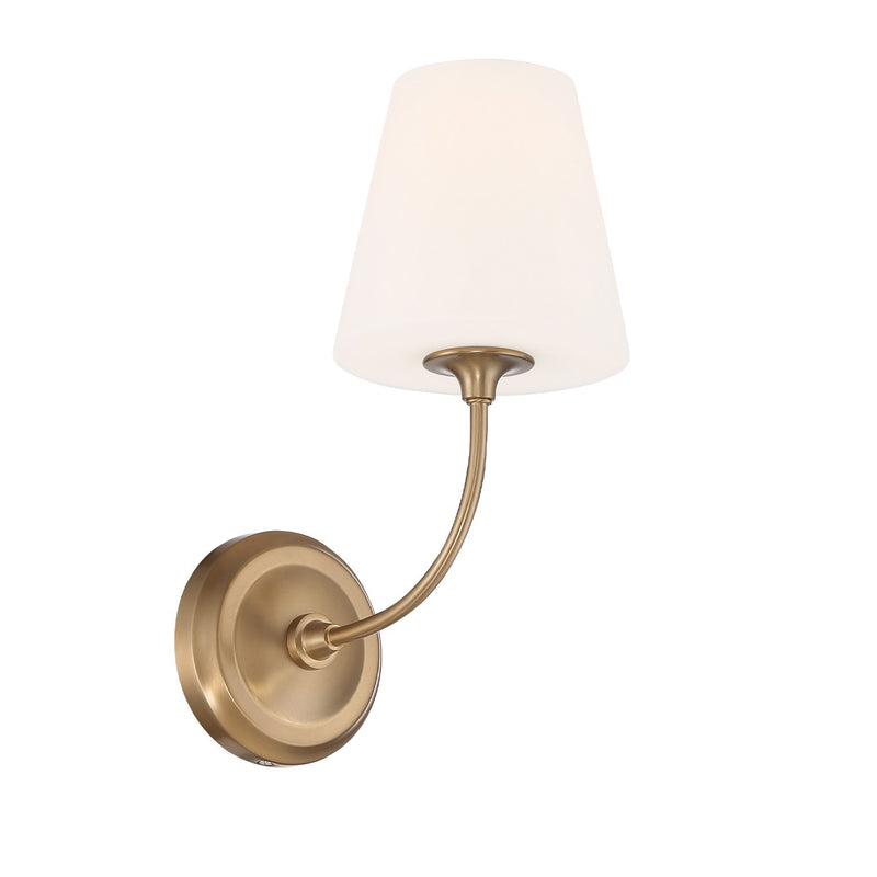 Sylvan 1 Light 6" Sconce in Vibrant Gold