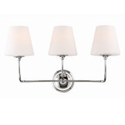 Sylvan 3 Light 23.25" Bathroom Vanity in Polished Chrome