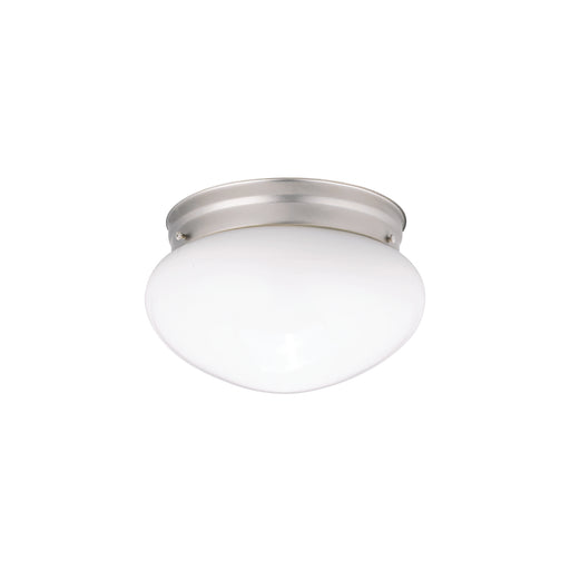 Ceiling Space 1-Light Flush Mount in Brushed Nickel (12 Units)