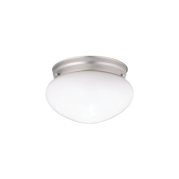 Ceiling Space 1-Light Flush Mount in Brushed Nickel (12 Units)