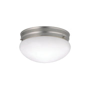 Ceiling Space 2-Light 8.75" Flush Mount in Brushed Nickel