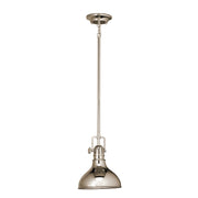 Hatteras Bay Mini Pendant in Polished Nickel