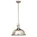 Hatteras Bay Pendant 1-Light in Polished Nickel