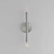 Rome 2 Light Wall Sconce in Satin Nickel