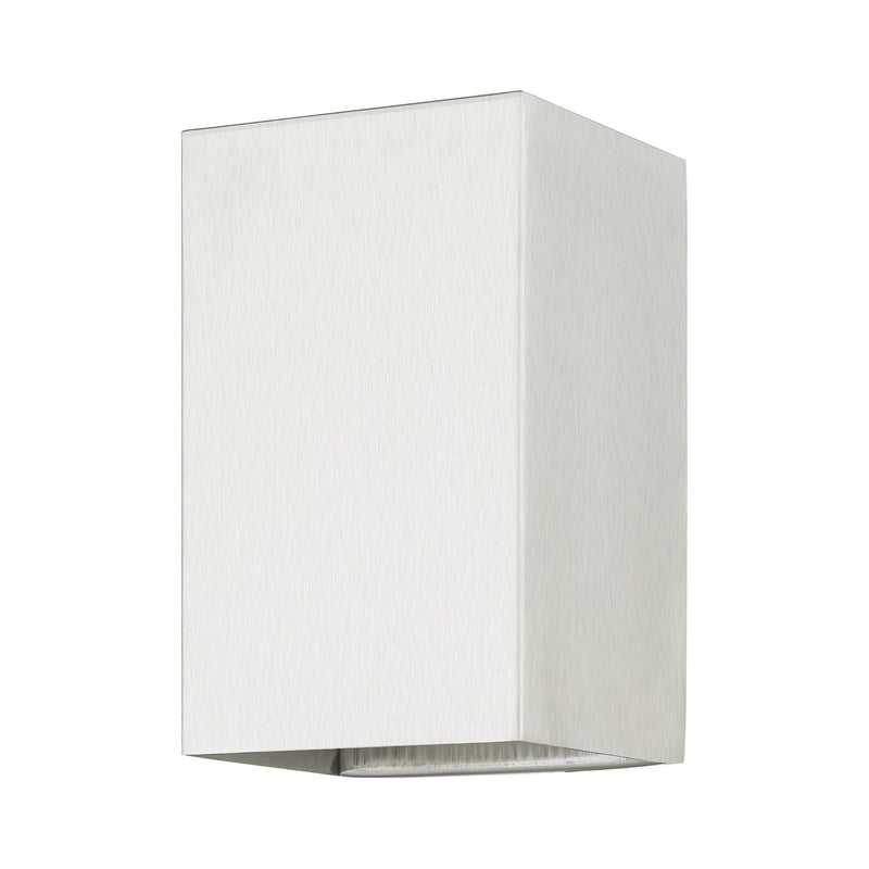 Derby Small ADA Outdoor Wall Sconce in Brushed Nickel
