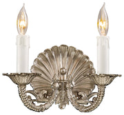 Metropolitan 10" Candle 2-Light Wall Sconce in Polished Chrome