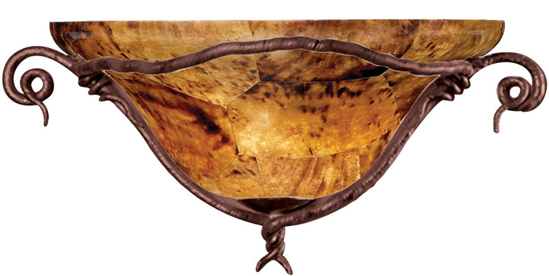 Vine Wall Sconce in Bark
