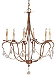 Crystal 6-Light Chandelier - Lamps Expo