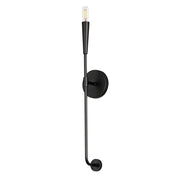 Vela 1 Light Wall Sconce in Black