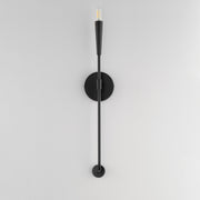 Vela 1 Light Wall Sconce in Black