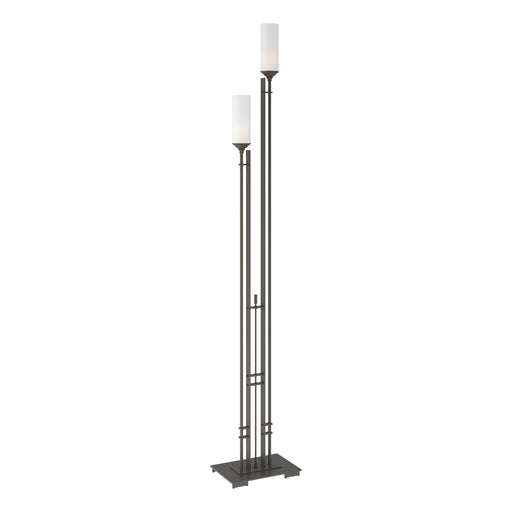 Metra Twin 2-Light 75" Floor Lamp in Dark Smoke