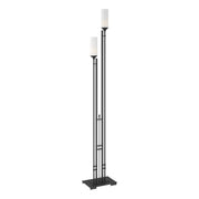 Metra Twin 2-Light 75" Floor Lamp in Black