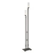 Metra Twin 2-Light 75" Floor Lamp in Natural Iron