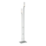 Metra Twin 2-Light 75" Floor Lamp in Vintage Platinum