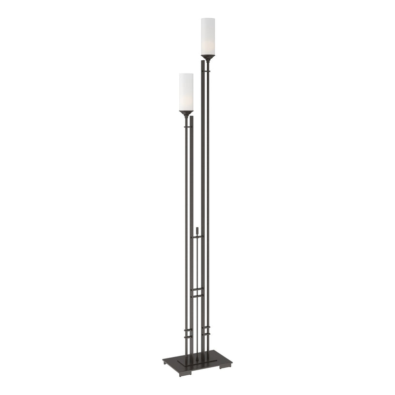Metra Twin 2-Light 75" Floor Lamp in Oil Rubbed Bronze