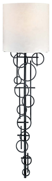 1-Light Wall Sconce in Black - Lamps Expo
