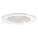 Recessed Lighting 4" Multiplier Trim in White Trim / Baffle