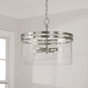 Fuller 4-Light Semi-Flush Mount in Brushed Nickel