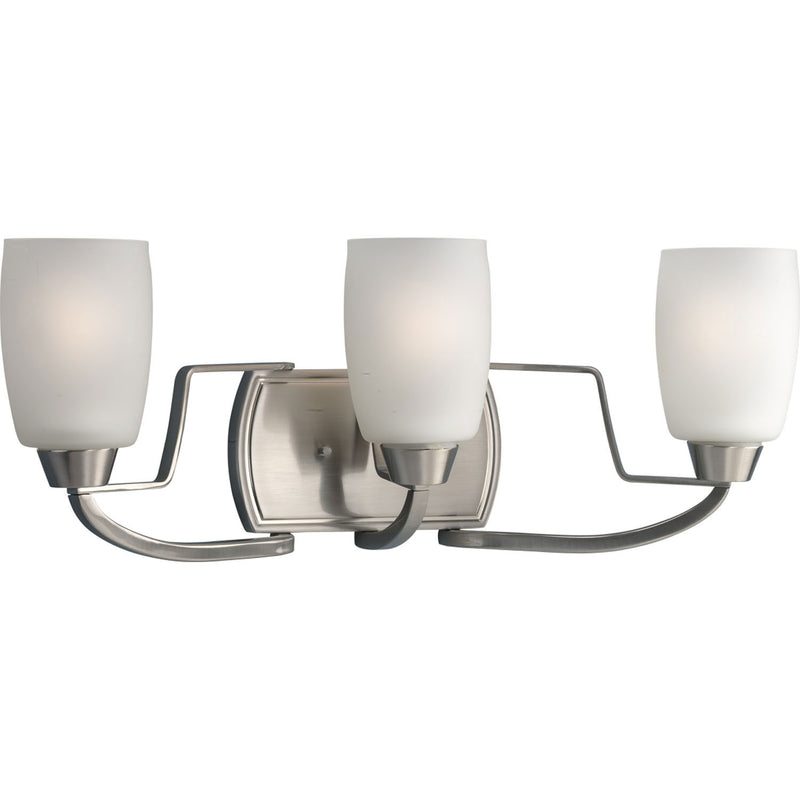 Wisten Three Light Bath in Brushed Nickel