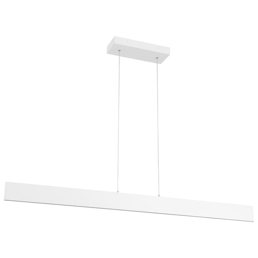 Holm LED Linear Pendant in Matte White