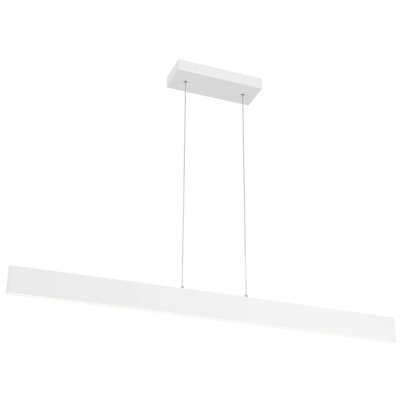 Holm LED Linear Pendant in Matte White
