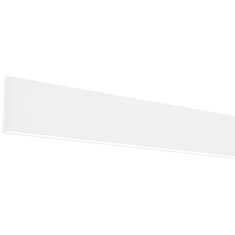 Holm LED Linear Pendant in Matte White