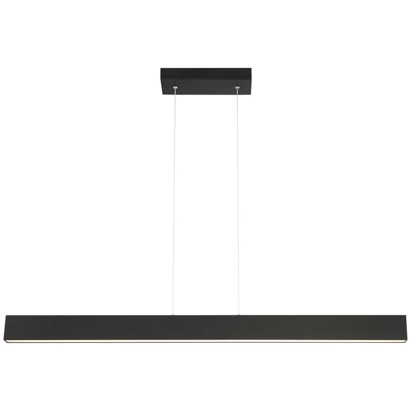 Form LED Linear Pendant in Matte Black