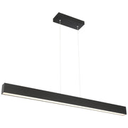 Form LED Linear Pendant in Matte Black