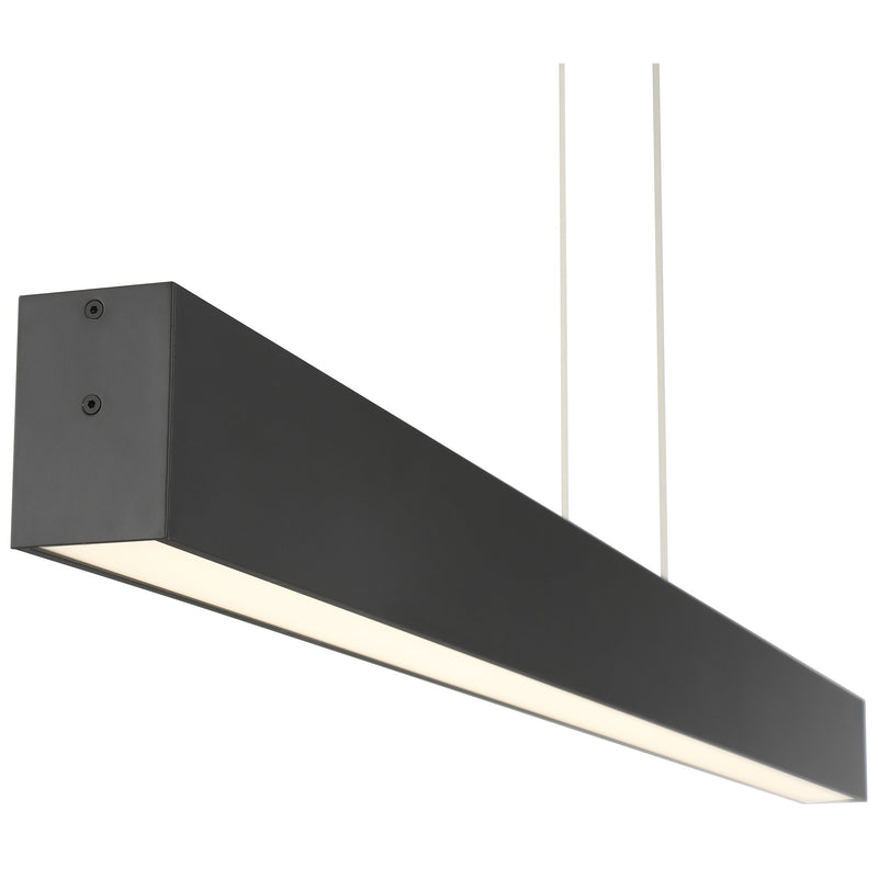Form LED Linear Pendant in Matte Black