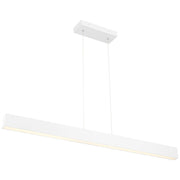 Form LED Linear Pendant in Matte White