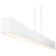 Form LED Linear Pendant in Matte White