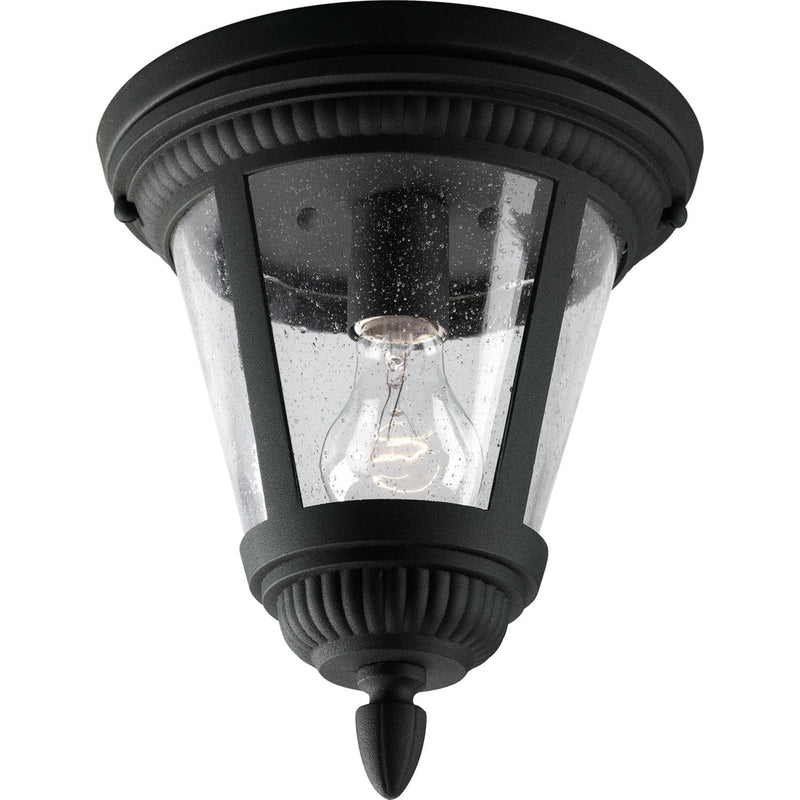 Westport One Light Close to Ceiling in Black
