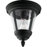 Westport Outdoor Flush Mount in Black