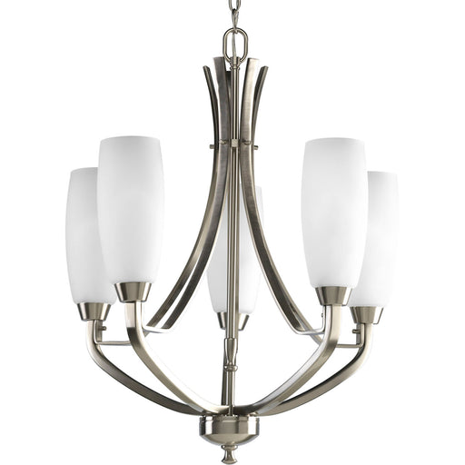 Wisten Five Light Chandelier in Brushed Nickel